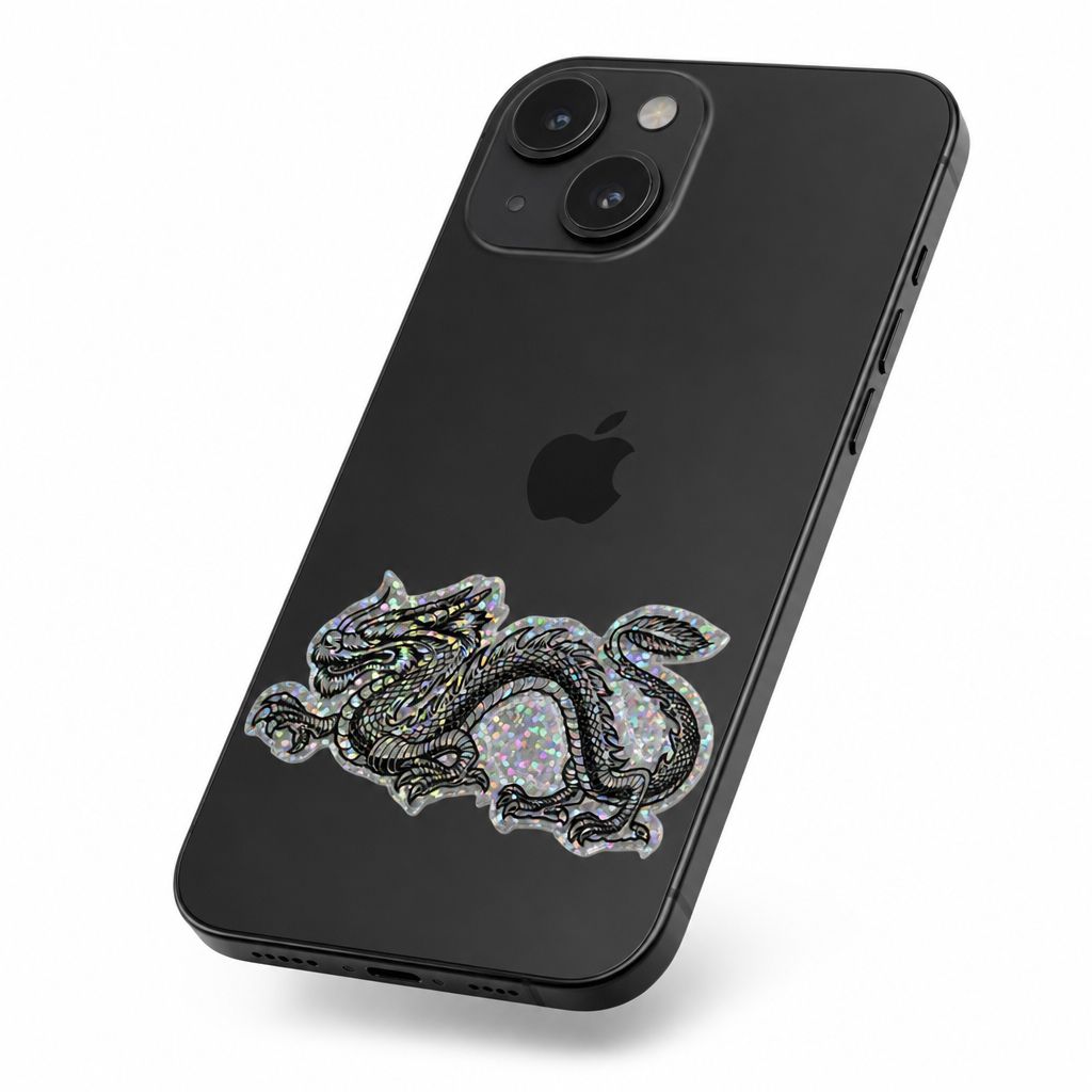 Glitter Stickers design and finish example 3