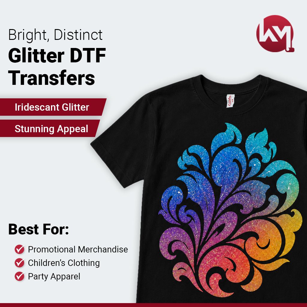 Glitter DTF Transfers