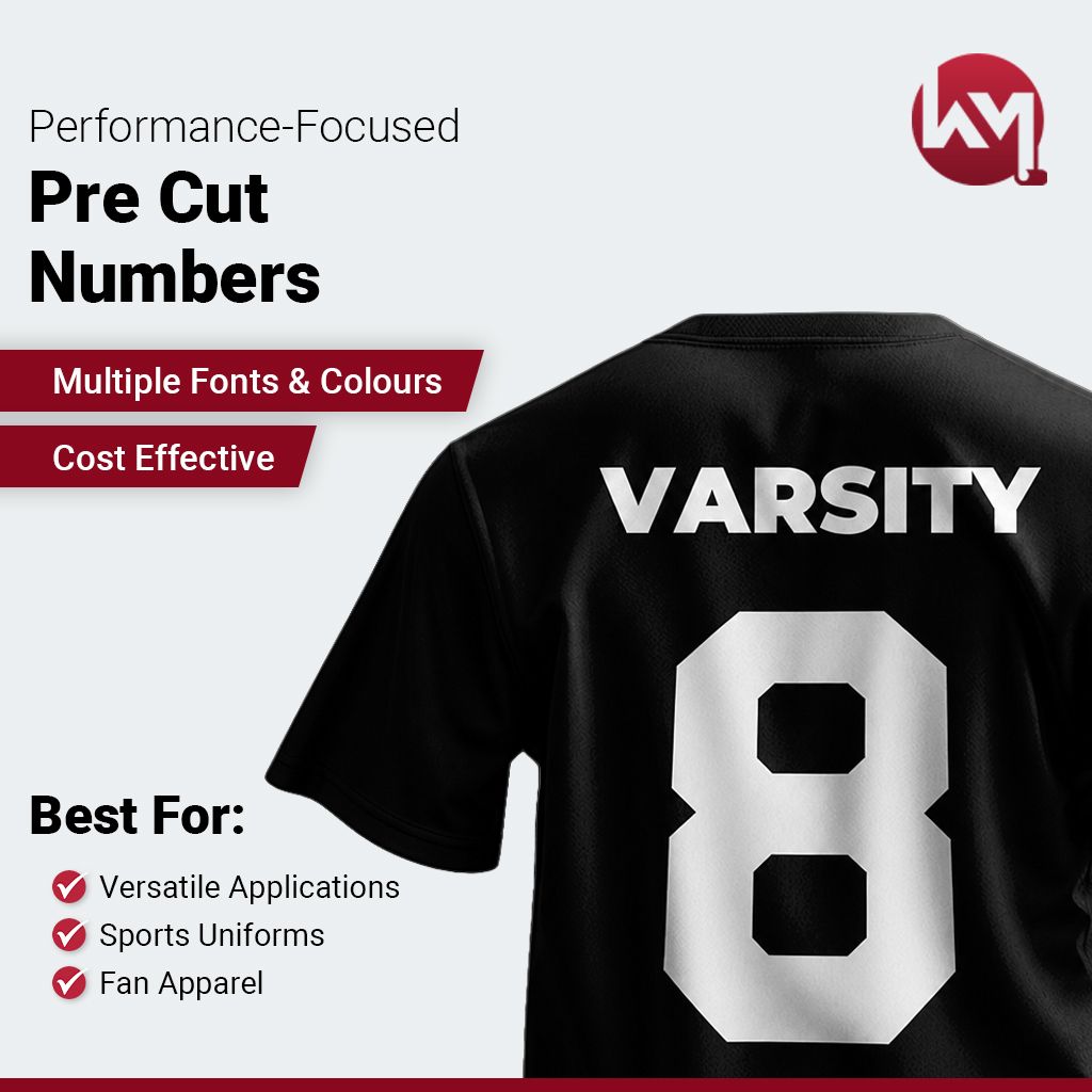 Pre Cut Numbers