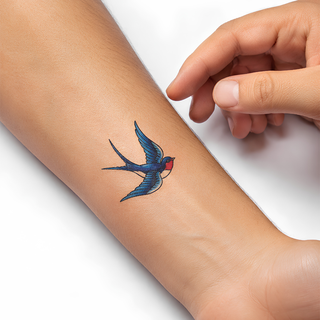 Temporary Tattoos custom design example